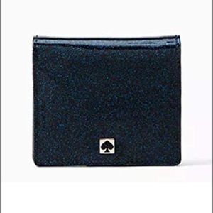 Kate Spade Mavis Street Sparkly Blue Wallet